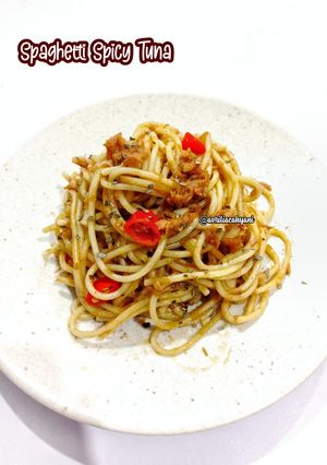 Foto resep Spaghetti Spicy Tuna