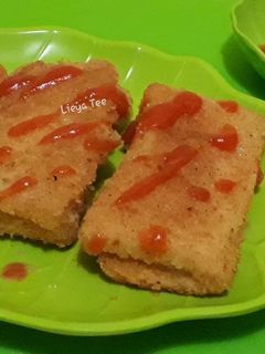 Foto resep RoTi TawAr GorEnG isi KeJu SosiS