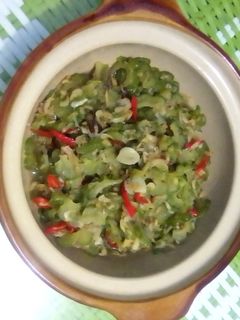 Foto resep Tumis pare rebon tawar