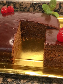 Una foto de Bizcocho de chocolate y queso Mascarpone