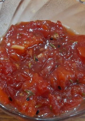A picture of Sweet tomato chutney.