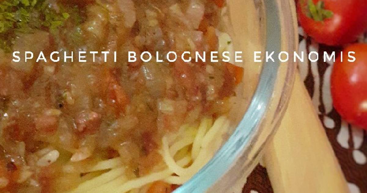 Resep Spaghetti Bolognese Ekonomis Oleh Ratna Ningsih Cookpad