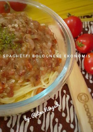 Foto resep Spaghetti Bolognese Ekonomis