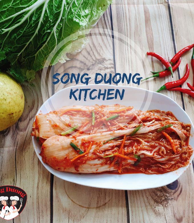 Hình của món Kim chi cải thảo.
