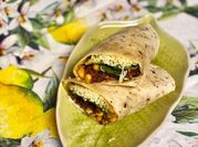 Una foto de wraps de espinaca