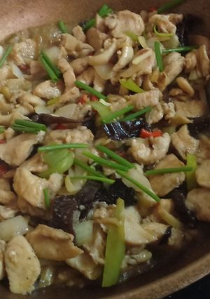 รูปของ ไก่ผัดขิง