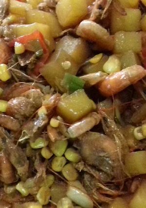 Foto resep Tumis udang kentang