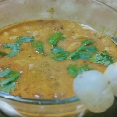 A picture of Jain dry fruits gravy.