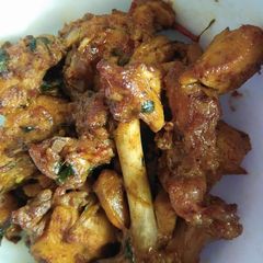 Coriander Chicken Dry Fry A picture of Coriander Chicken Dry Fry.