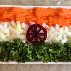 Tri color salad A picture of Tri color salad.
