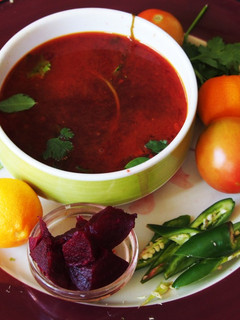 பீட் ரூட் ரசம்(beetroot rasam recipe in tamil) செய்முறை முக்கிய புகைப்படம்