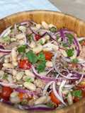 Salada de Feijão Branco e Atum