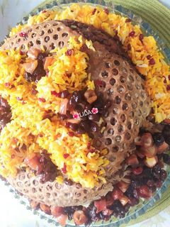 عکسی از دستور عدس پلو