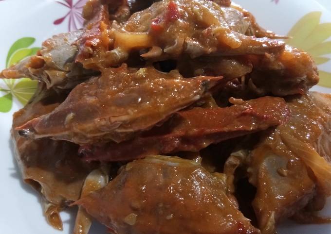 Kepiting Rajungan Saos Padang