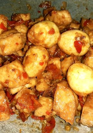 Foto resep Sambal Tahu telor puyuh