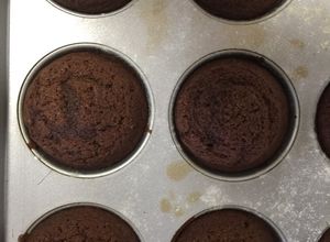 Una foto de Cupcakes/ Muffins de chocolate