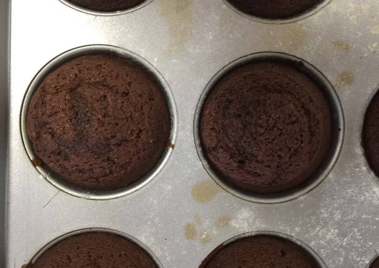 Cupcakes/ Muffins de chocolate