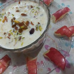 A picture of Apple Kheer.