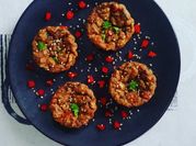 Une photo de gâteau pois chiches
