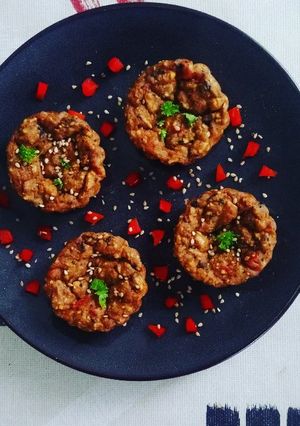 Une photo de Muffins salés façon pizza