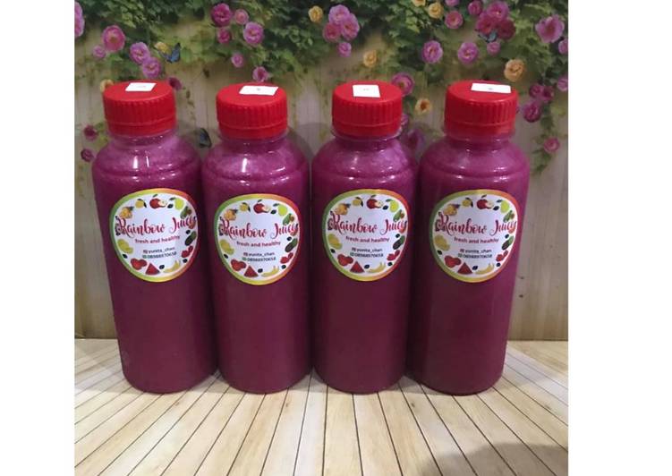 Diet Juice Dragon Fruit Jicama (Bengkoang) Guava Carrot Strawberry