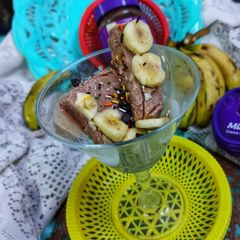 Choco banana ice cream A picture of Choco banana ice cream.