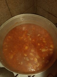 Una foto de Guiso de fideos y carne