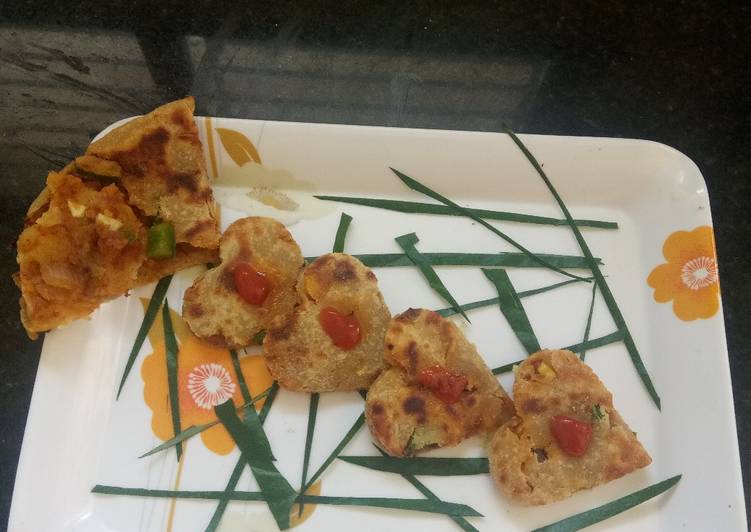 Recipe of Favorite Pav bhaji paratha