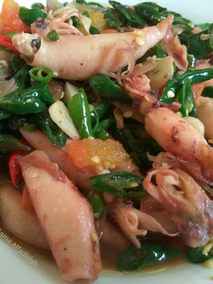 Foto resep Tumis cumi asin cabe ijo #SeninSemangat
