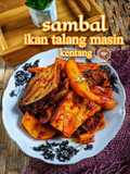 Sambal ikan masin talang dan kentang