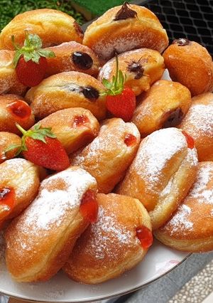Foto resep Donat bomboloni super lembut