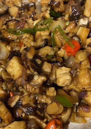 Foto resep Sisig (vegan) tahu renyah