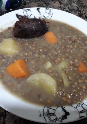 Foto principal de Lentejas con morcilla