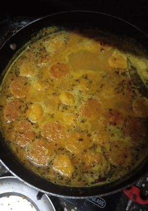बेसन की सब्जी (besan ki sabzi recipe in Hindi) रेसिपी मुख्य फोटो