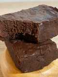 Clean Purple Sweet Potato Brownies with Rich Cocoa, Low Sugar, 93kcal/piece, Weight Loss Dessert
