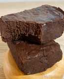 Clean Purple Sweet Potato Brownies with Rich Cocoa, Low Sugar, 93kcal/piece, Weight Loss Dessert
