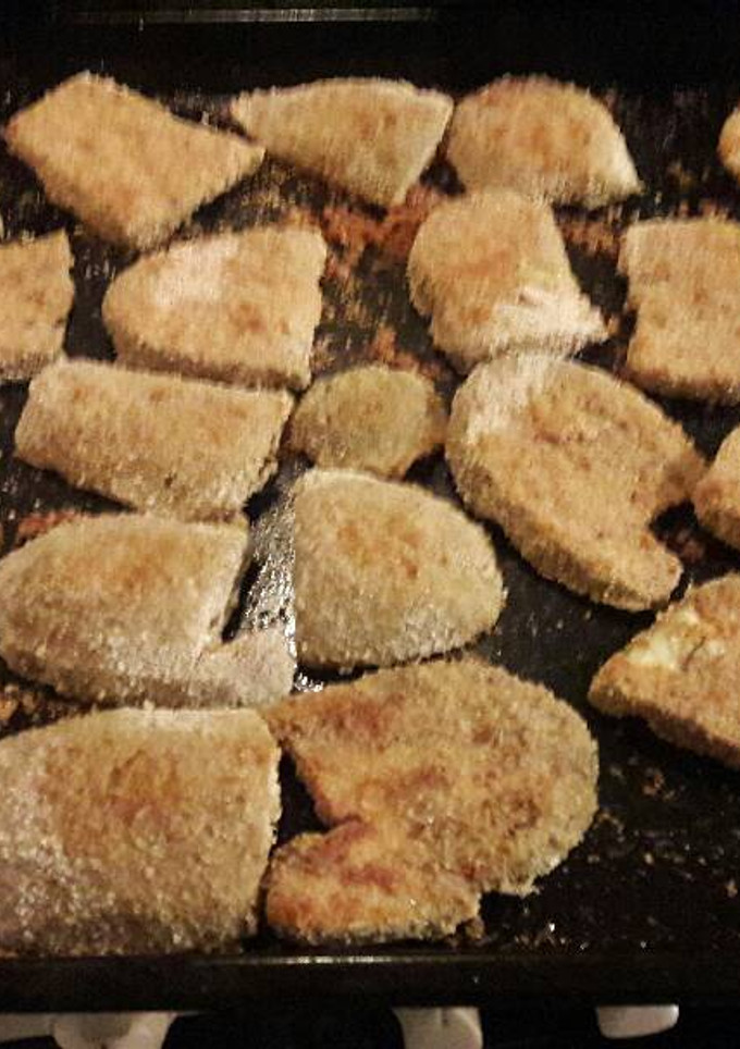 Una foto de Milanesas de berenjena para comer en el momento o congelar
