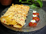 চীজি ম্যাগি অমলেট (cheesy Maggi omelette recipe in Bengali)