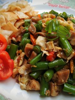 Foto resep Tumis buncis orak-arik telur