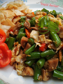 Foto resep Tumis buncis orak-arik telur