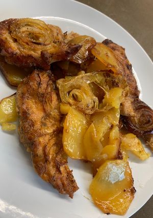 Tepsis csirkemell recept fotója