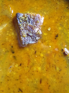 A picture of Yam curry.