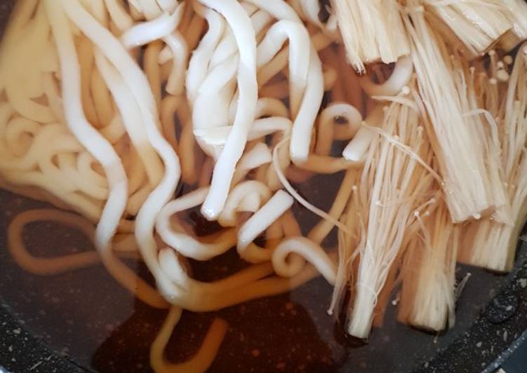 Recipe of Speedy The easiest udon recipe