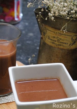 A picture of Spicy hot choclate.