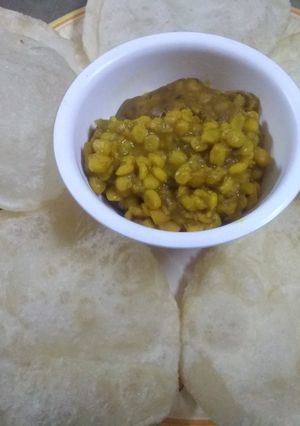 ছোলার ডাল ও লুচি রেসিপির প্রধান ছবি