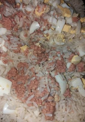 Una foto de Arroz con atún light