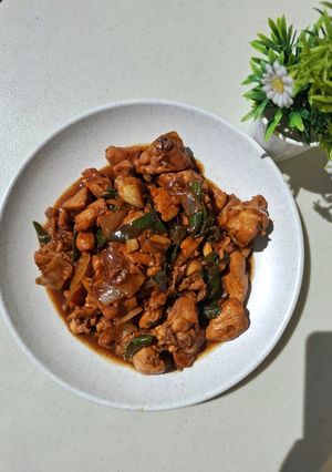 Foto resep Tumis ayam cabe ijo