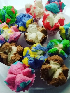 Foto resep Bolu Kukus Warna Warni