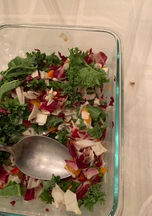 A picture of Mixed kale salad.