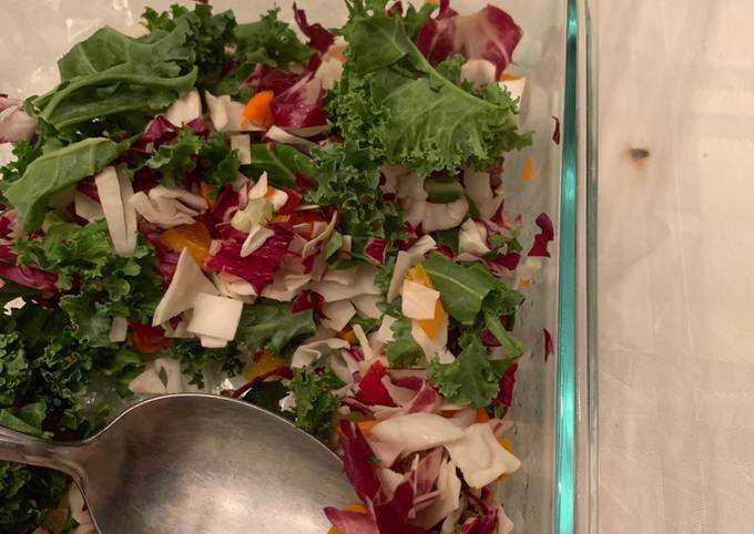Recipe of Quick Mixed kale salad